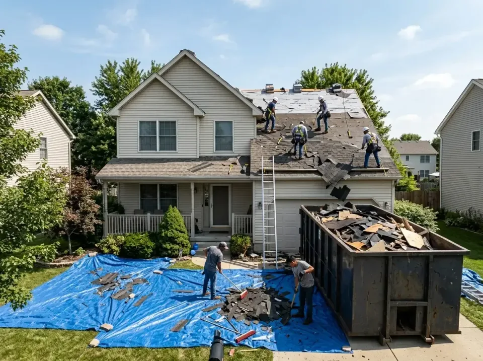 roof-replacement-debris-remova-004 — frequently asked questions, Cheapest Dumpster Rentals in Iowa Colony, TX
